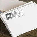 Grey Stripes Address Label