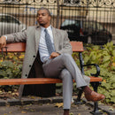 Empoli - Silk Jacquard Tie - Slate Grey