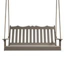 Keystone Amish Co. 5 Foot York Porch Swing, Grey Stain