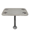 RV Side Tables | RV End Tables - Table Set - 6" Flush Mount Floor Plate / Anti Wobble, Cocktail Design (6 colors)