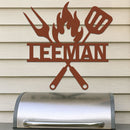 Grill Tools w Name Sign