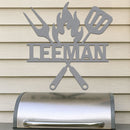 Grill Tools w Name Sign