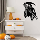 Grim Reaper Metal Wall Art – Gothic Halloween Spooky Dark Home Decor