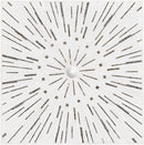 Garnet White Mosaic Starburst Wall Art - Clearance