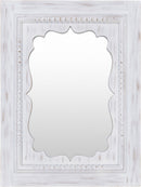Est Traditional White Wall Mirror