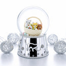 Kittens in a Basket Glass Water Snow Globe