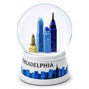 Philadelphia Skyline Glass Water Snow Globe
