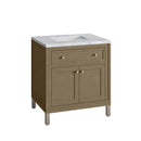 James Martin Chicago 30" Single Bathroom Vanity, Walnut Whisper