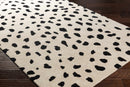 Guiseley Dalmatian Hand Tufted Wool Area Rug