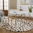 Guiseley Dalmatian Hand Tufted Wool Area Rug