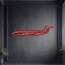 G650 Metal Neon Aircraft Wall Art - NCN0047