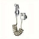 Gunmetal gray copper bidet parts set for bathroom dual nozzle control