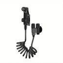 Gunmetal gray copper bidet parts set for bathroom dual nozzle control