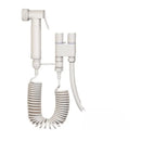 Gunmetal gray copper bidet parts set for bathroom dual nozzle control