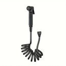 Gunmetal gray copper bidet parts set for bathroom dual nozzle control