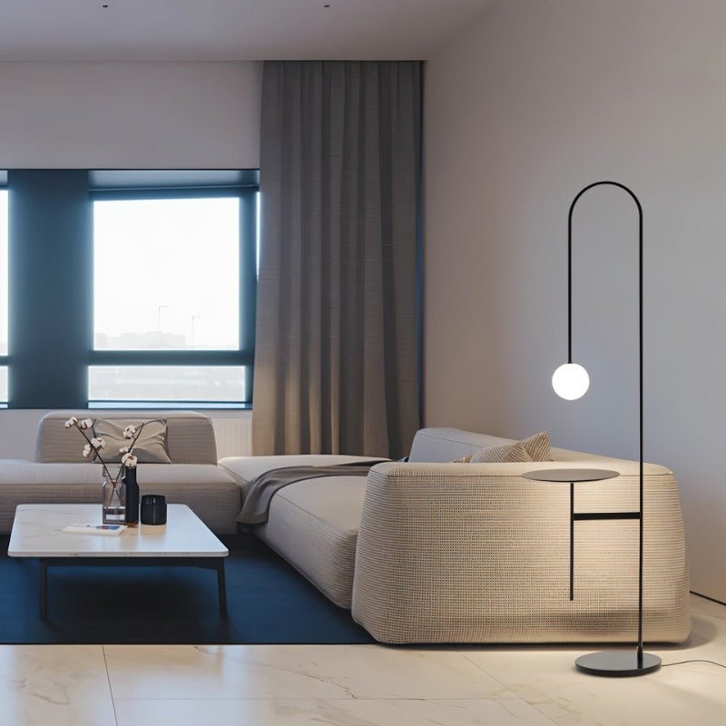 Gurnal Floor Lamp with Side Table