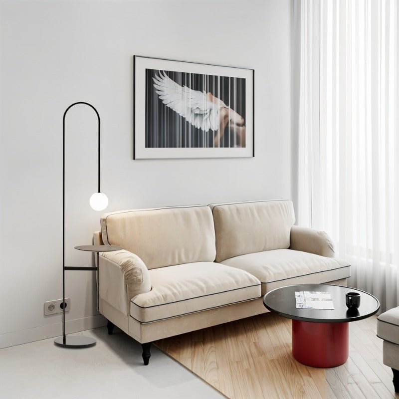 Gurnal Floor Lamp with Side Table