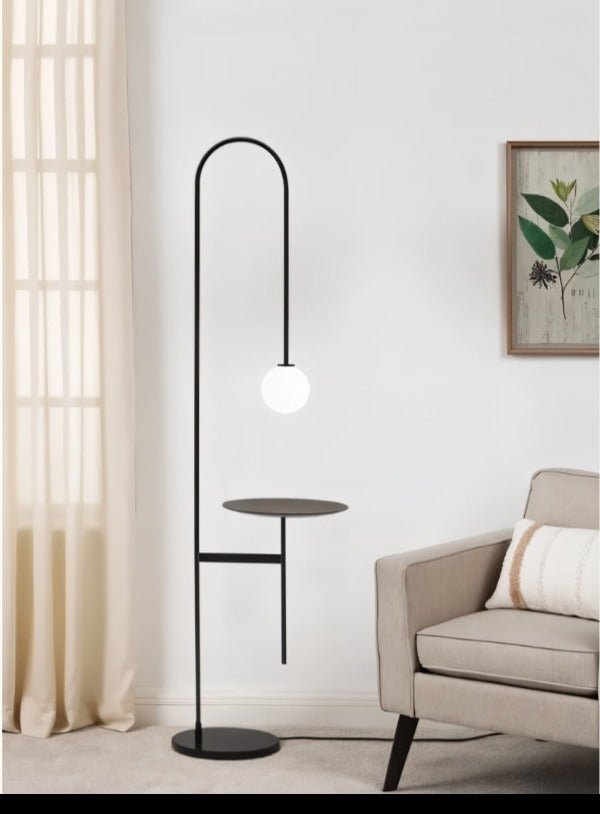 Gurnal Floor Lamp with Side Table