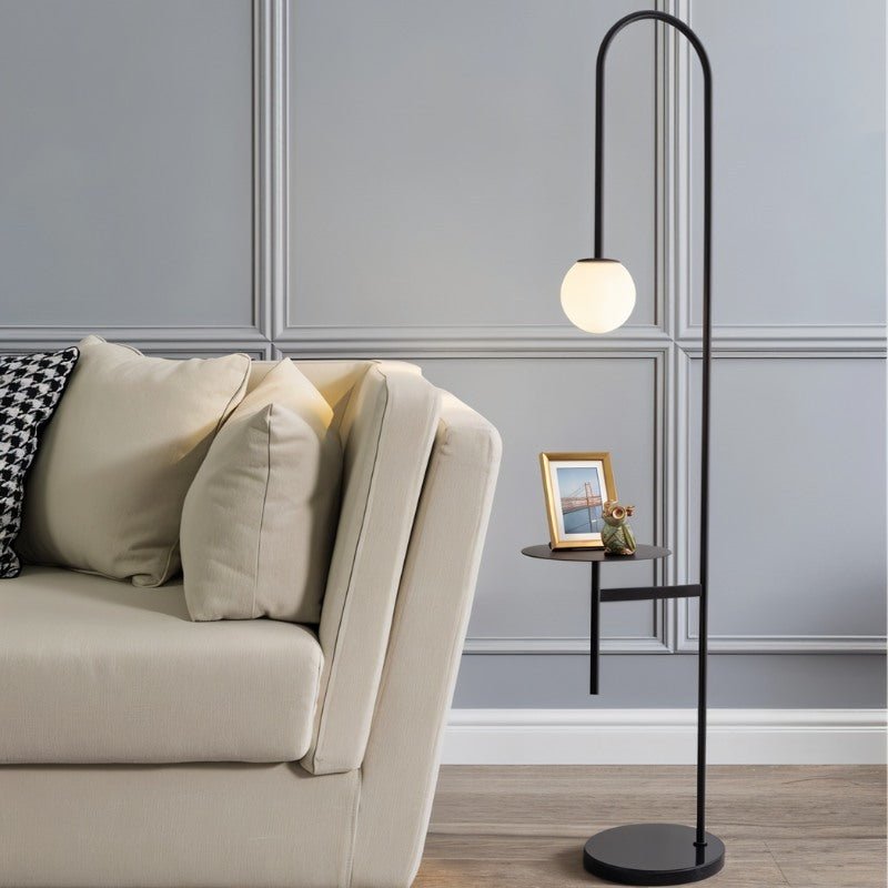 Gurnal Floor Lamp with Side Table