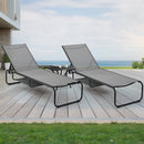 Ainfox 2 pcs Patio Lounge Chair Outdoor, Pool Lounge Chairs