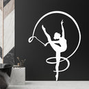Gymnast Girl Metal Wall Decor