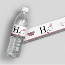 H2O Hangover Water Bottle Labels