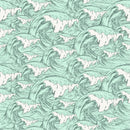 Elegant Ocean Waves Wallpaper Vogue