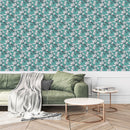 Modish Floral Tree Wallpaper Tasteful