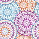Ethnic Circles Design Wallpaper