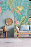 Hand Drawn Exotic Plants Wallpaper