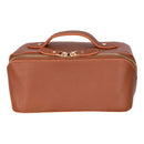 Haines Leather Cosmetic Bag – Stylish & Durable Makeup Bag for Travel