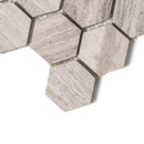 Haisa Light Honed Hexagon Marble Mosaics 12x12