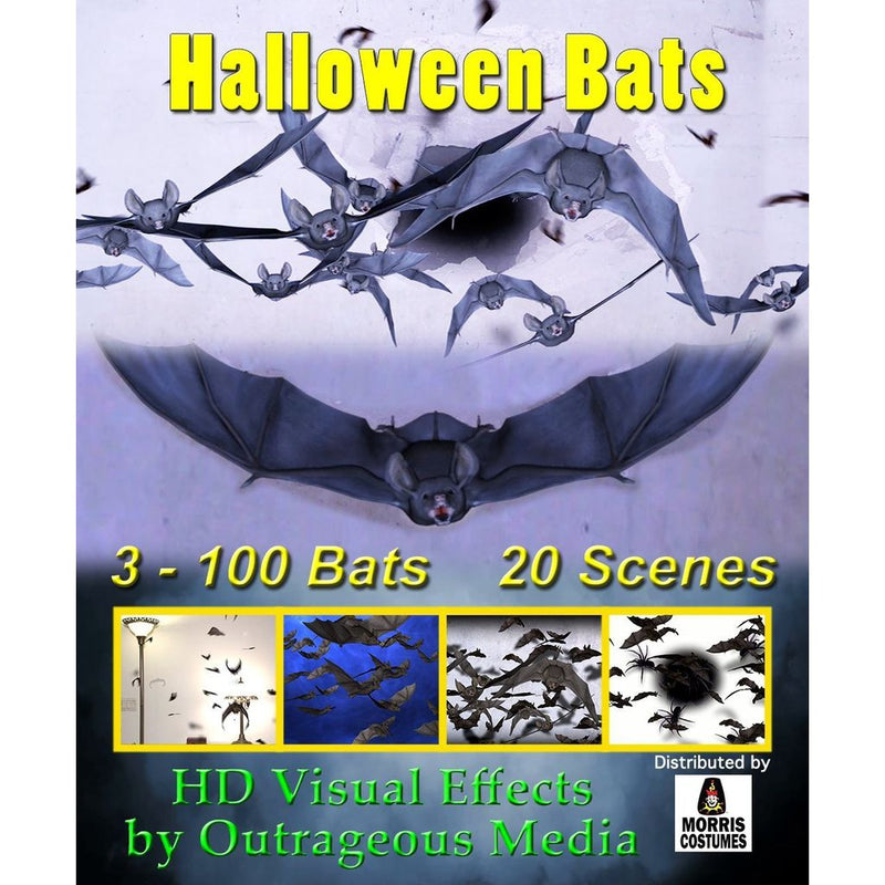 Halloween Bats, Projection Effect, USB Version