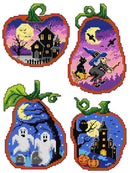 Halloween Scenes 147CS Counted Cross-Stitch Kit