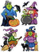 Halloween witches 160CS Counted Cross-Stitch Kit