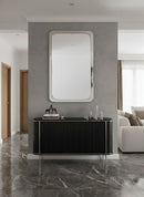 Handmade Silver Metal Rectangle Wall Mirror
