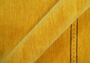 Runner Solid Gold Wool Hand Woven Modern Southwestern Tribal Lori Gabbeh Rug