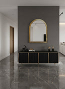 Moroccan Handmade Brass Arch Mirror