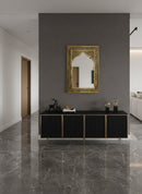 Moroccan Carved Handmade Mirror - Antique Brass Mirror