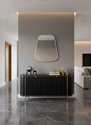 Gold Wall Brass Mirror - Triangle Mirror