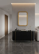 Handmade Rectangle Mirrors - Gold Brass Frame Mirror