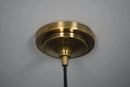 Hammered Bronze Finish Bowl Plate Pendant Light, Solid Brass Ceiling Light