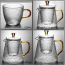 DecorBites™ Borosilicate Glass Teapot with Infuser for Puer Tea and Boiling Water