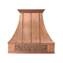 Akicon Custom Handmade Copper Range Hood for Luxury Kitchens