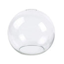 Hand blown clear glass globe lampshade for living room lighting