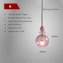 Hand-blown colorful candy glass chandelier pendant light dining room