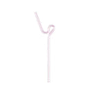 Hand blown colorful twisted glass straws kitchen drinkware set