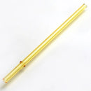 Hand blown colorful twisted glass straws kitchen drinkware set