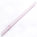 Hand blown colorful twisted glass straws kitchen drinkware set