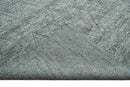 Hand carved Geometrical Design Ivory, Gray and Charcoal Hand knotted wool Area Rug